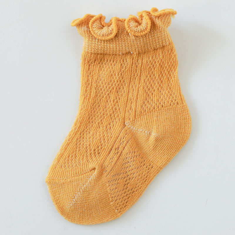 Baby Kid Unisex Solid Color Accessories Socks