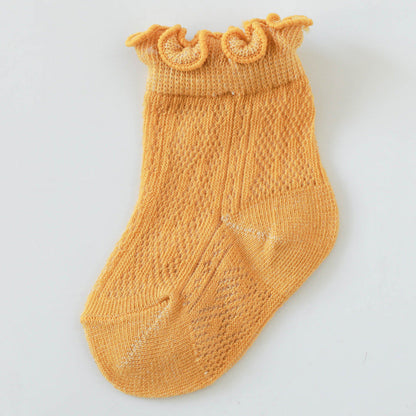 Baby Kid Unisex Solid Color Accessories Socks
