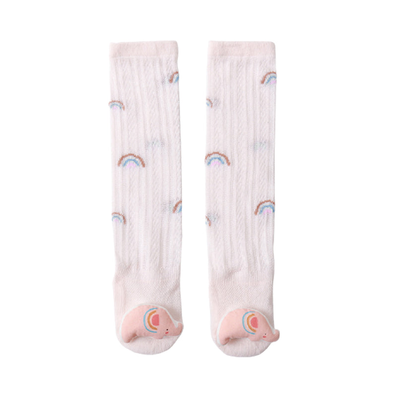 Baby Kid Unisex Solid Color Cartoon Accessories Socks