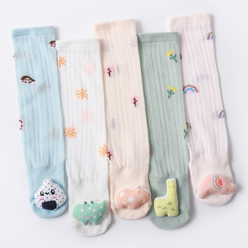 Baby Kid Unisex Solid Color Cartoon Accessories Socks