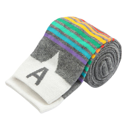Baby Kid Unisex Solid Color Striped Accessories Socks