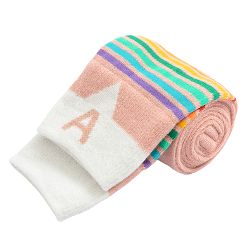 Baby Kid Unisex Solid Color Striped Accessories Socks