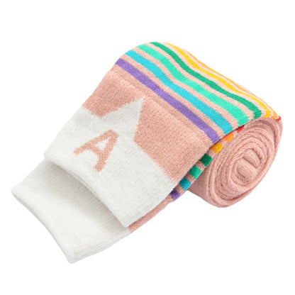 Baby Kid Unisex Solid Color Striped Accessories Socks