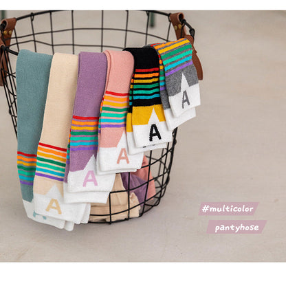 Baby Kid Unisex Solid Color Striped Accessories Socks
