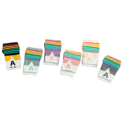 Baby Kid Unisex Solid Color Striped Accessories Socks