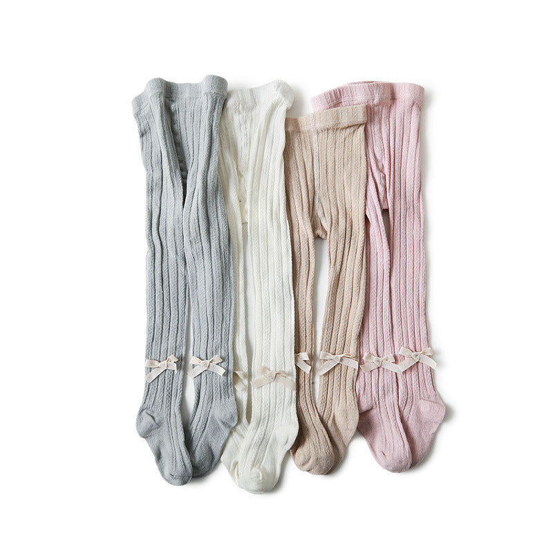 Baby Kid Unisex Solid Color Pants Leggings Accessories Socks