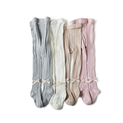Baby Kid Unisex Solid Color Pants Leggings Accessories Socks