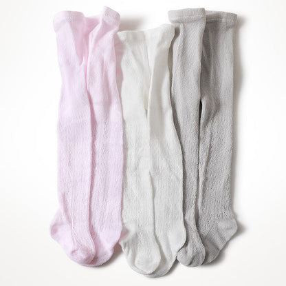 Baby Kid Unisex Solid Color Pants Leggings Accessories Socks