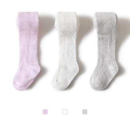 Baby Kid Unisex Solid Color Pants Leggings Accessories Socks