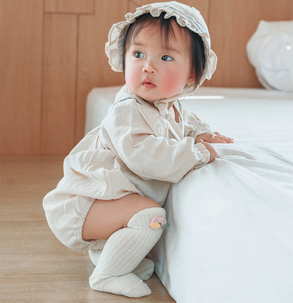 Baby Kid Girls Boys Solid Color Rainbow Accessories Socks