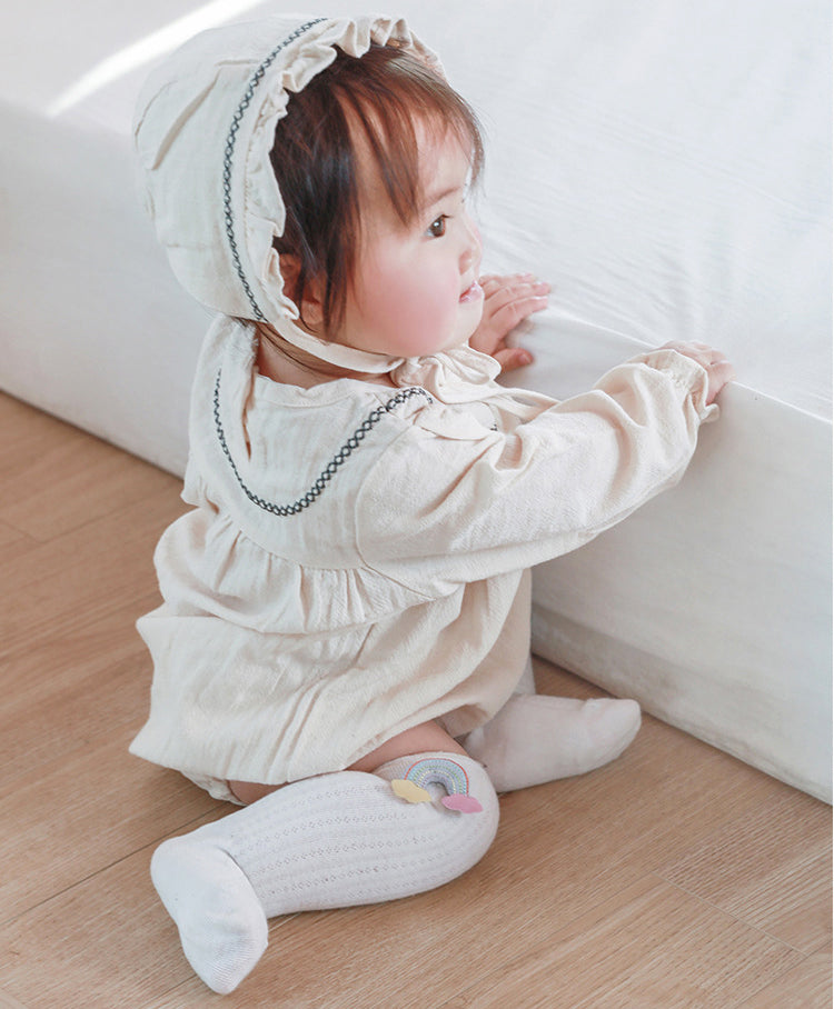 Baby Kid Girls Boys Solid Color Rainbow Accessories Socks