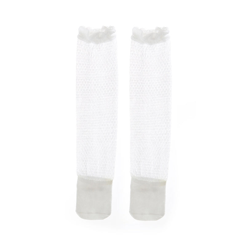 Baby Kid Girls Boys Solid Color Lace Accessories Socks