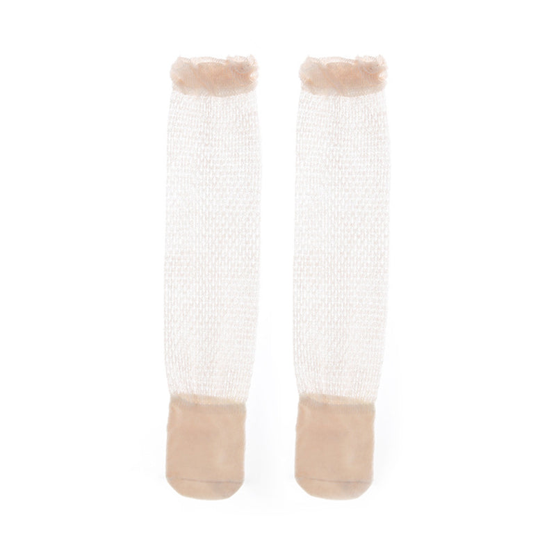 Baby Kid Girls Boys Solid Color Lace Accessories Socks