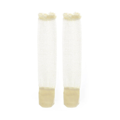 Baby Kid Girls Boys Solid Color Lace Accessories Socks