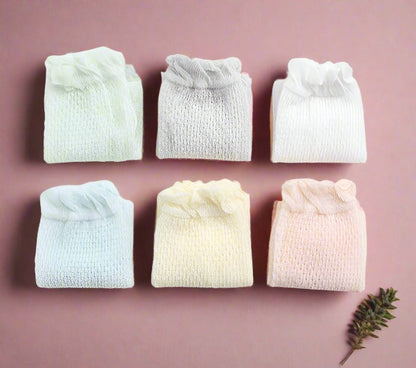 Baby Kid Girls Boys Solid Color Lace Accessories Socks