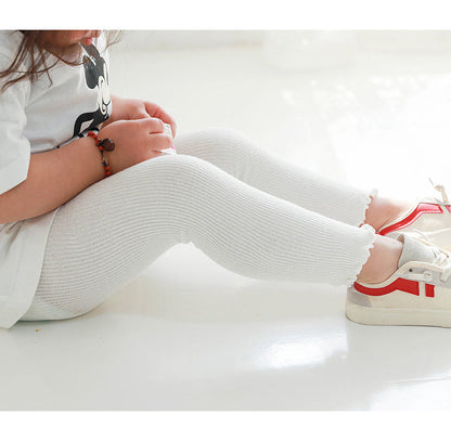 Baby Kid Girls Boys Solid Color Accessories Socks