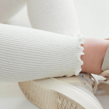 Baby Kid Girls Boys Solid Color Accessories Socks