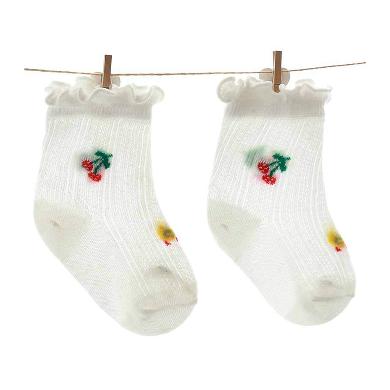 Baby Kid Girls Boys Flower Fruit Animals Socks