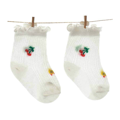 Baby Kid Girls Boys Flower Fruit Animals Socks