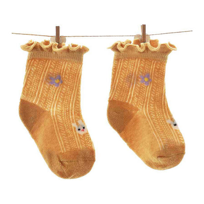 Baby Kid Girls Boys Flower Fruit Animals Socks