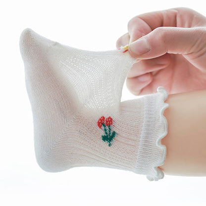 Baby Kid Girls Boys Flower Fruit Animals Socks