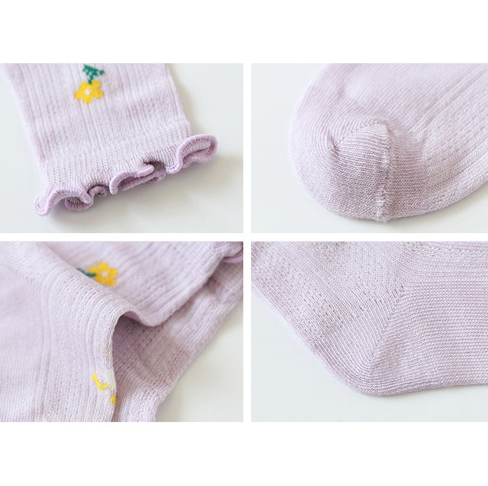 Baby Kid Girls Boys Flower Fruit Animals Socks