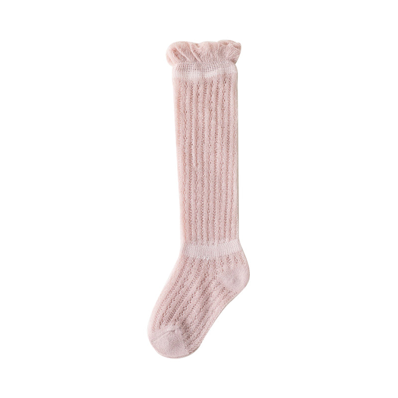 Baby Kid Girls Boys Solid Color Accessories Socks