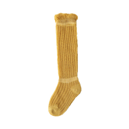 Baby Kid Girls Boys Solid Color Accessories Socks