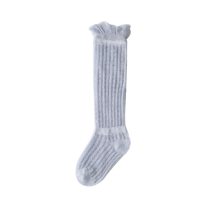 Baby Kid Girls Boys Solid Color Accessories Socks