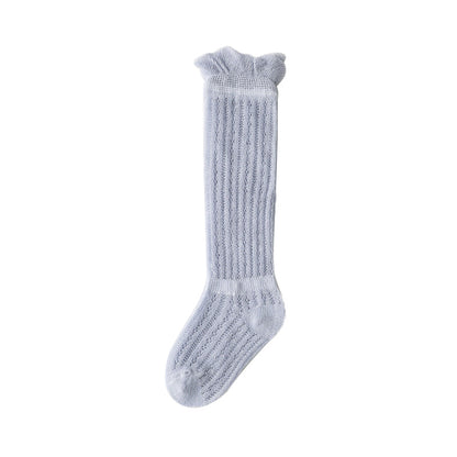Baby Kid Girls Boys Solid Color Accessories Socks
