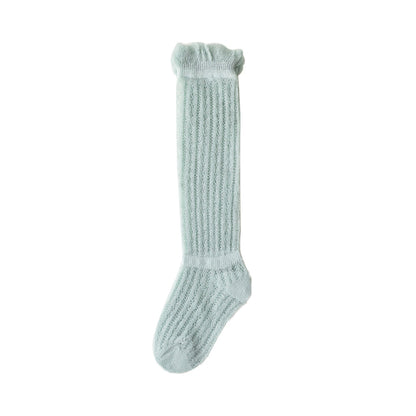 Baby Kid Girls Boys Solid Color Accessories Socks