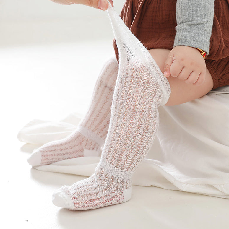 Baby Kid Girls Boys Solid Color Accessories Socks
