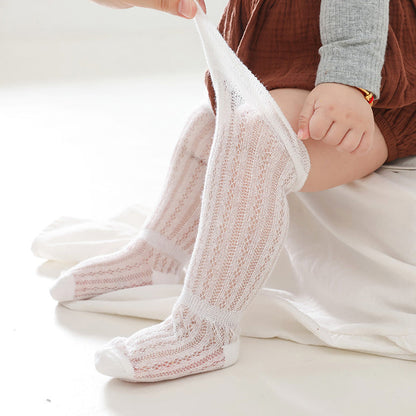Baby Kid Girls Boys Solid Color Accessories Socks