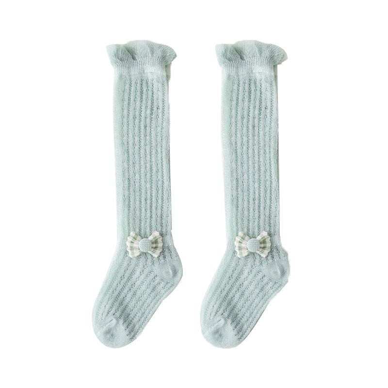 Baby Kid Unisex Solid Color Animals Bow Socks