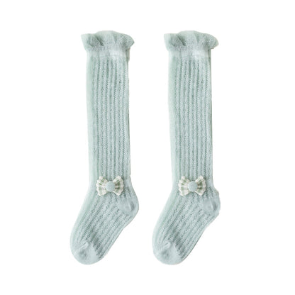 Baby Kid Unisex Solid Color Animals Bow Socks
