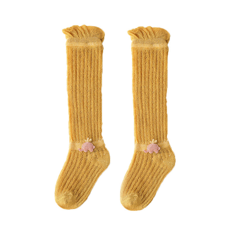 Baby Kid Unisex Solid Color Animals Bow Socks