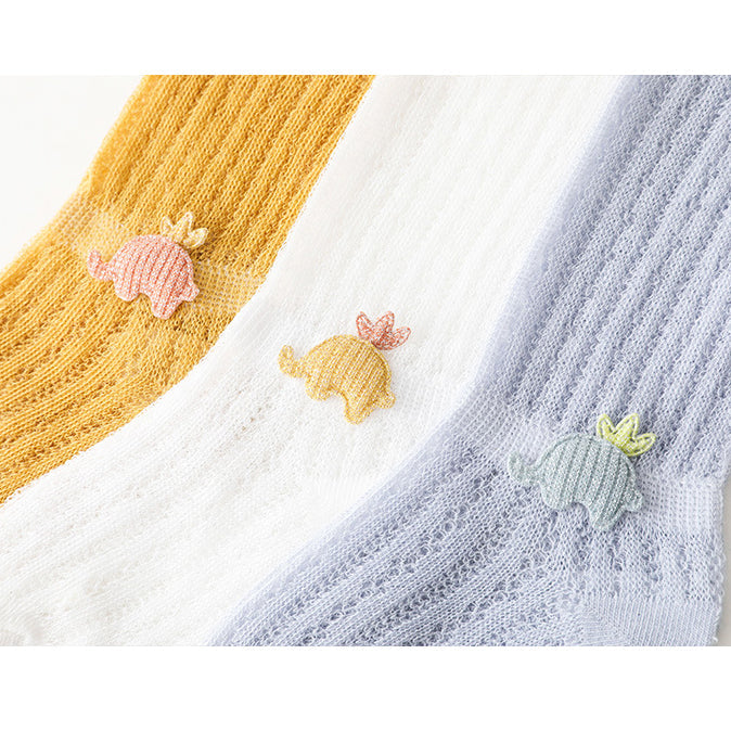 Baby Kid Unisex Solid Color Animals Bow Socks