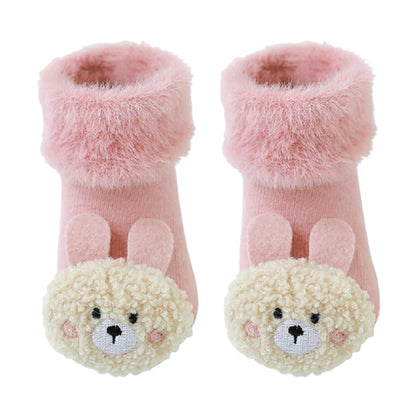 Baby Unisex Animals Cartoon Embroidered Accessories Socks