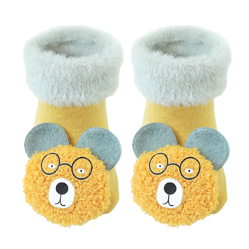 Baby Unisex Animals Cartoon Embroidered Accessories Socks