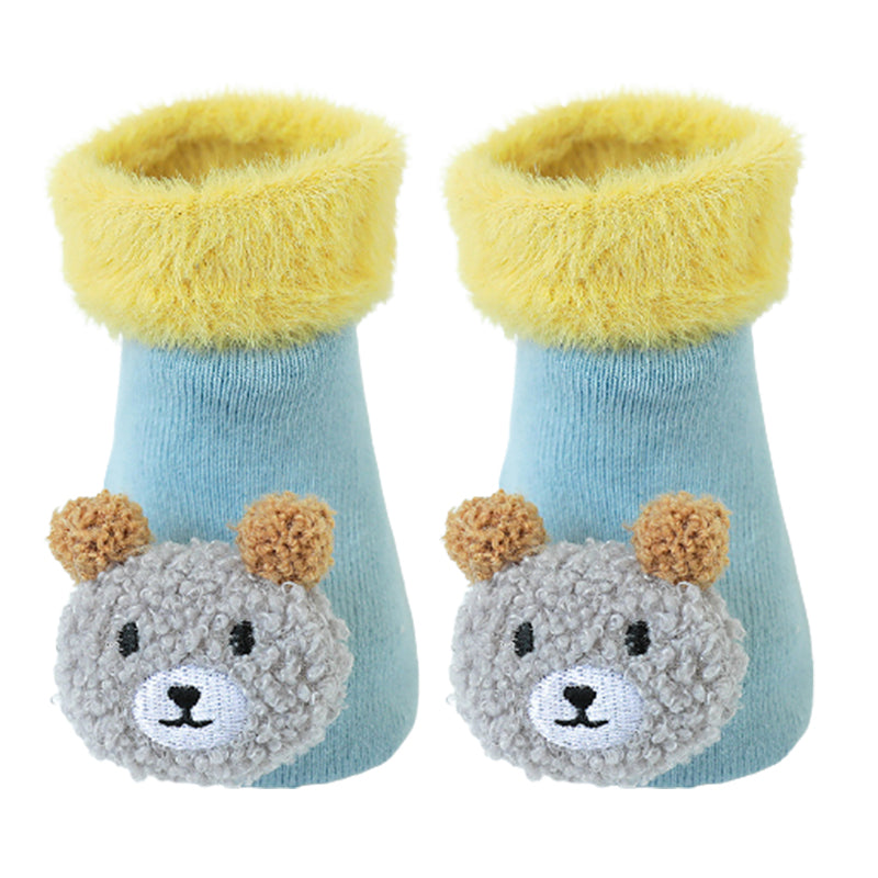 Baby Unisex Animals Cartoon Embroidered Accessories Socks