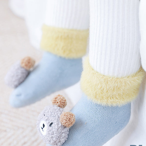Baby Unisex Animals Cartoon Embroidered Accessories Socks