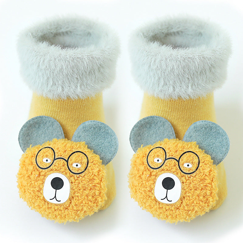 Baby Unisex Animals Cartoon Embroidered Accessories Socks