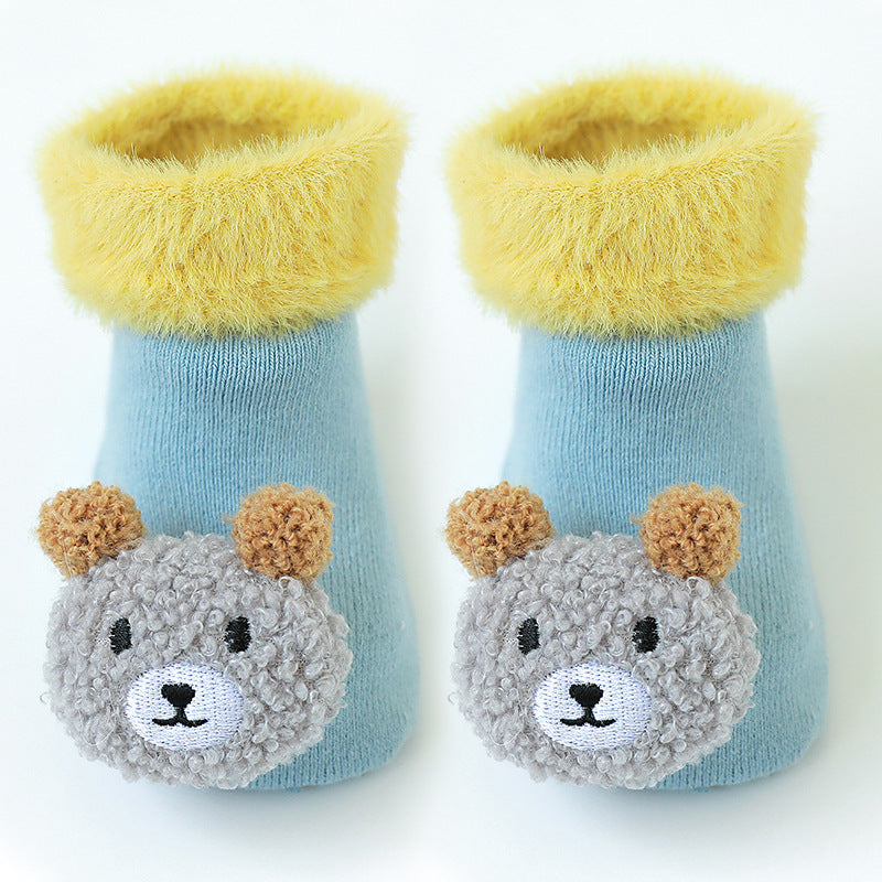 Baby Unisex Animals Cartoon Embroidered Accessories Socks