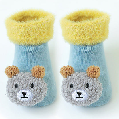 Baby Unisex Animals Cartoon Embroidered Accessories Socks