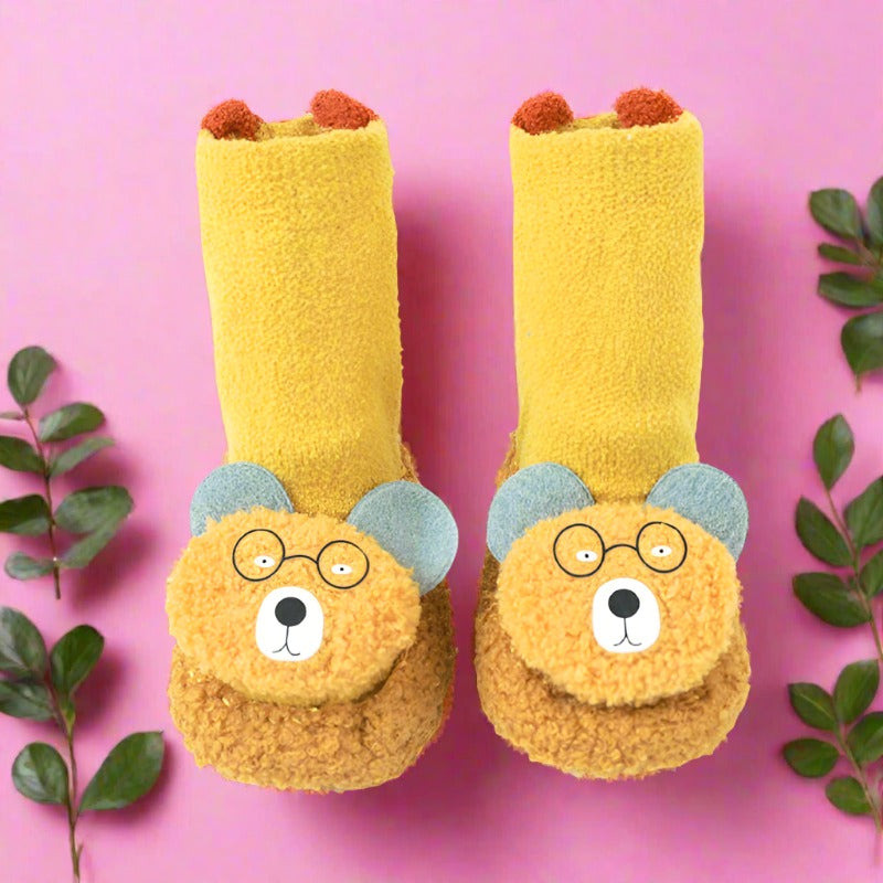 Baby Unisex Solid Color Cartoon Accessories Socks
