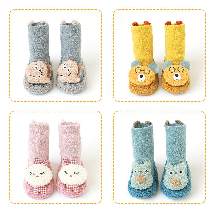 Baby Unisex Solid Color Cartoon Accessories Socks