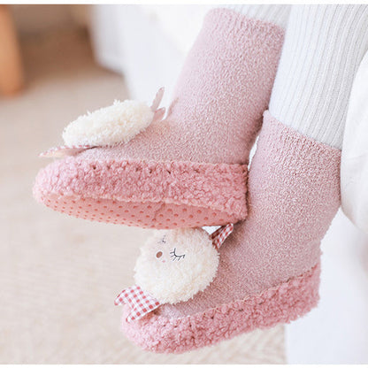 Baby Unisex Solid Color Cartoon Accessories Socks