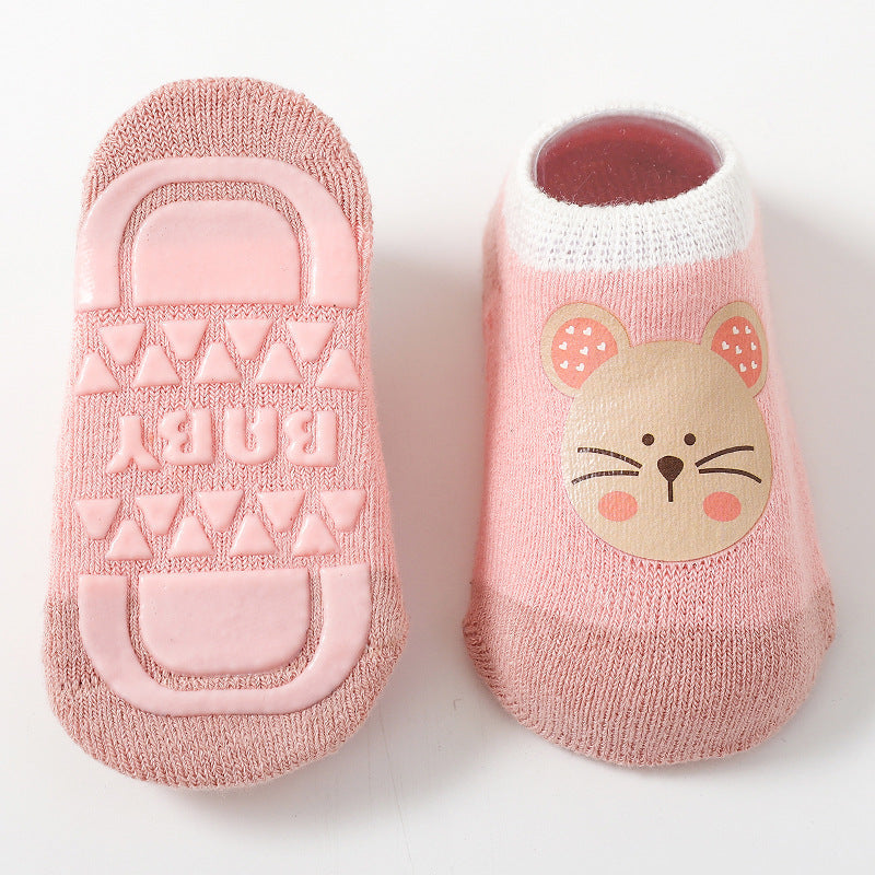 Baby Kid Unisex Solid Color Animals Cartoon Accessories Socks