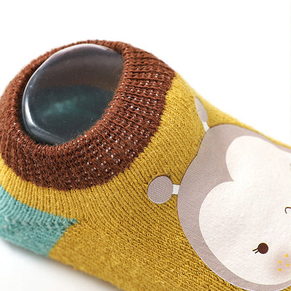 Baby Kid Unisex Solid Color Animals Cartoon Accessories Socks