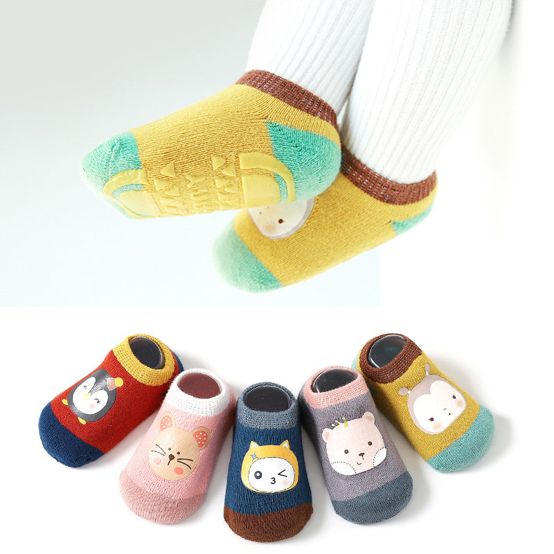 Baby Kid Unisex Solid Color Animals Cartoon Accessories Socks